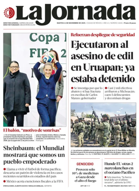 Cover of La Jornada