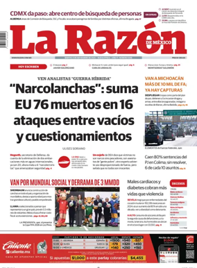 Cover of La Razón de México