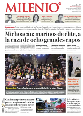 Cover of Milenio Jalisco