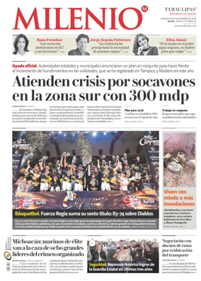 Cover of Milenio Tamaulipas
