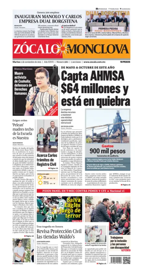 Cover of Zócalo Monclova