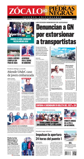 Cover of Zócalo Piedras Negras