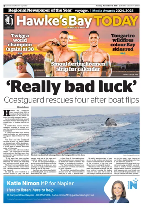 Cover of Hawke's Bay Today