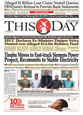 Cover of THISDAY