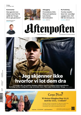 Cover of Aftenposten