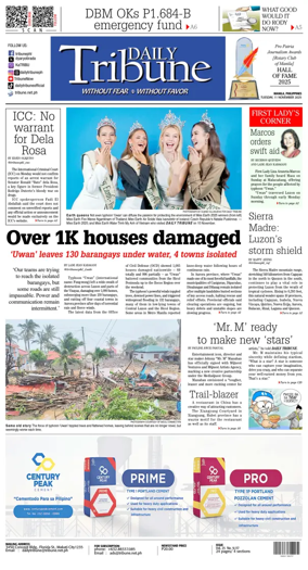 Cover of Daily Tribune (Philippines)