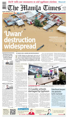 Cover of Manila Times