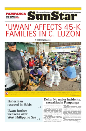 Cover of Sun.Star Pampanga
