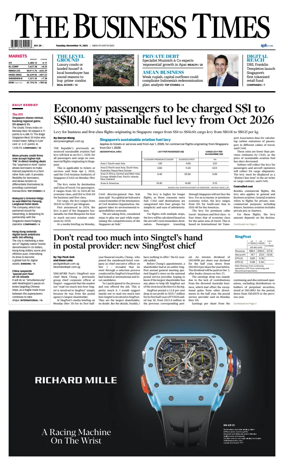 Cover of The Business Times
