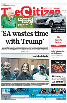 Cover of The Citizen (KZN)