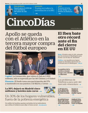 Cover of Cinco Días