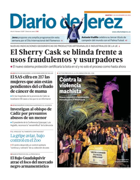 Cover of Diario de Jerez