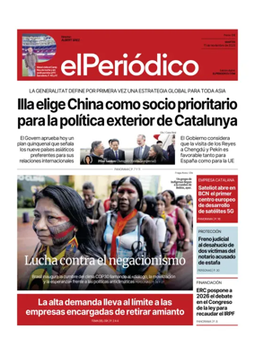 Cover of El Periódico de Catalunya (Castellano)