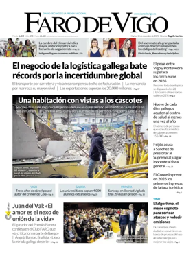 Cover of Faro de Vigo