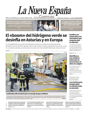 Cover of La Nueva España (Cuencas)