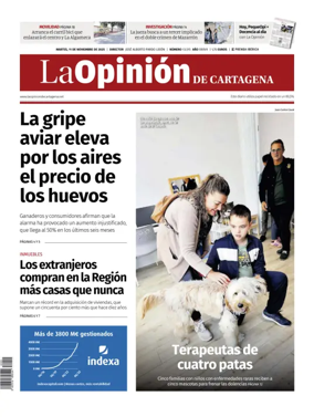 Cover of La Opinion de Murcia (Cartagena)
