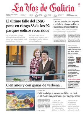 Cover of La Voz de Galicia (Deza)