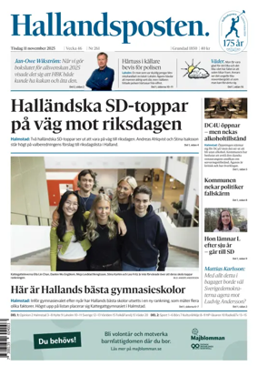 Cover of Hallandsposten