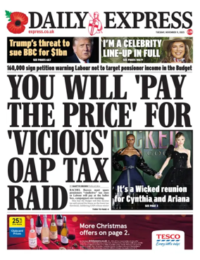 Cover of Daily Express