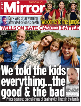 Cover of Daily Mirror (Northern Ireland)