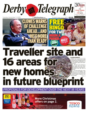 Cover of Derby Telegraph