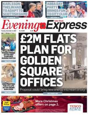 Cover of Evening Express (Extra Edition)