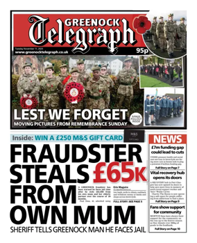 Cover of Greenock Telegraph
