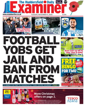 Cover of Huddersfield Daily Examiner