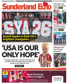 Cover of Sunderland Echo