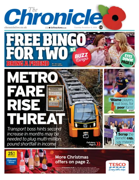 Cover of The Chronicle (South Tyneside and Durham)