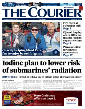 Cover of The Courier & Advertiser (Fife Edition)