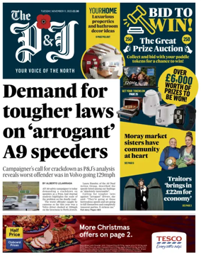 Cover of The Press and Journal (Highlands & Islands)