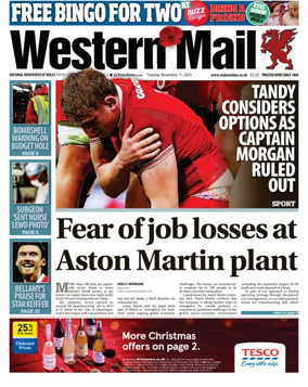 Cover of Western Mail