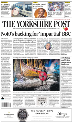 Cover of Yorkshire Post