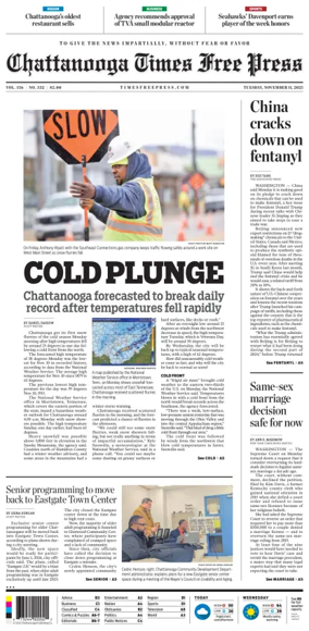 Cover of Chattanooga Times Free Press