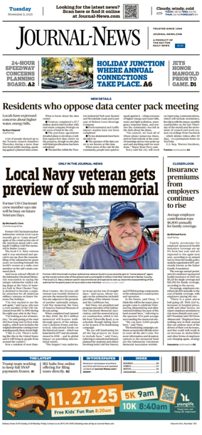 Cover of Hamilton Journal News