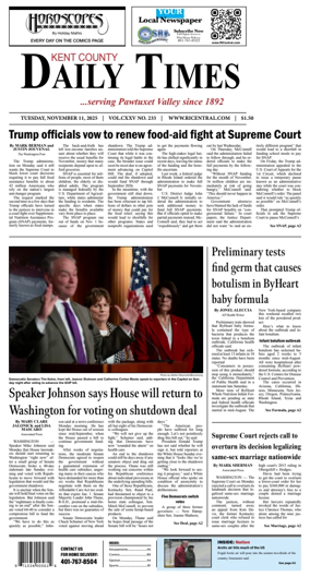 Cover of Kent County Daily Times