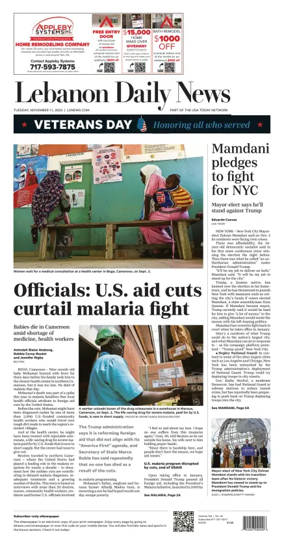 Cover of Lebanon Daily News