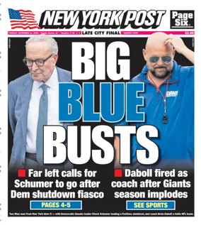 Cover of New York Post