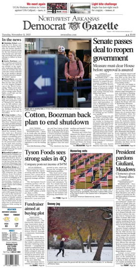 Cover of Northwest Arkansas Democrat-Gazette