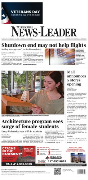 Cover of Springfield News-Leader