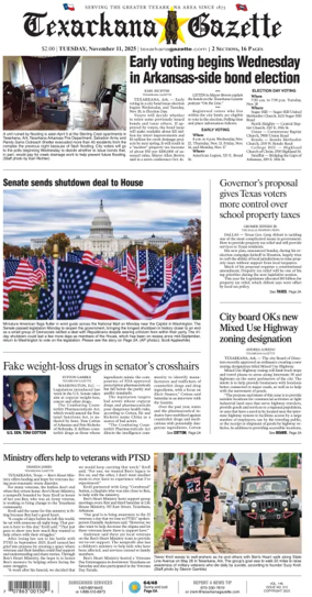 Cover of Texarkana Gazette