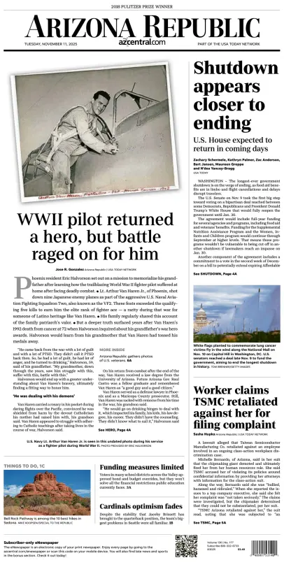 Cover of The Arizona Republic