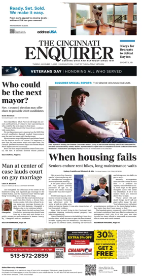 Cover of The Cincinnati Enquirer