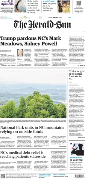 Cover of The Herald Sun