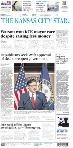 Cover of The Kansas City Star