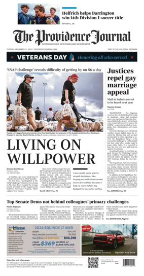 Cover of The Providence Journal