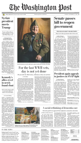 Cover of The Washington Post