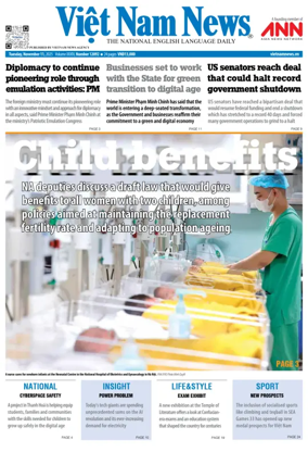 Cover of Viet Nam News