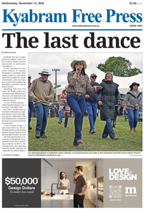 Cover of Kyabram Free Press